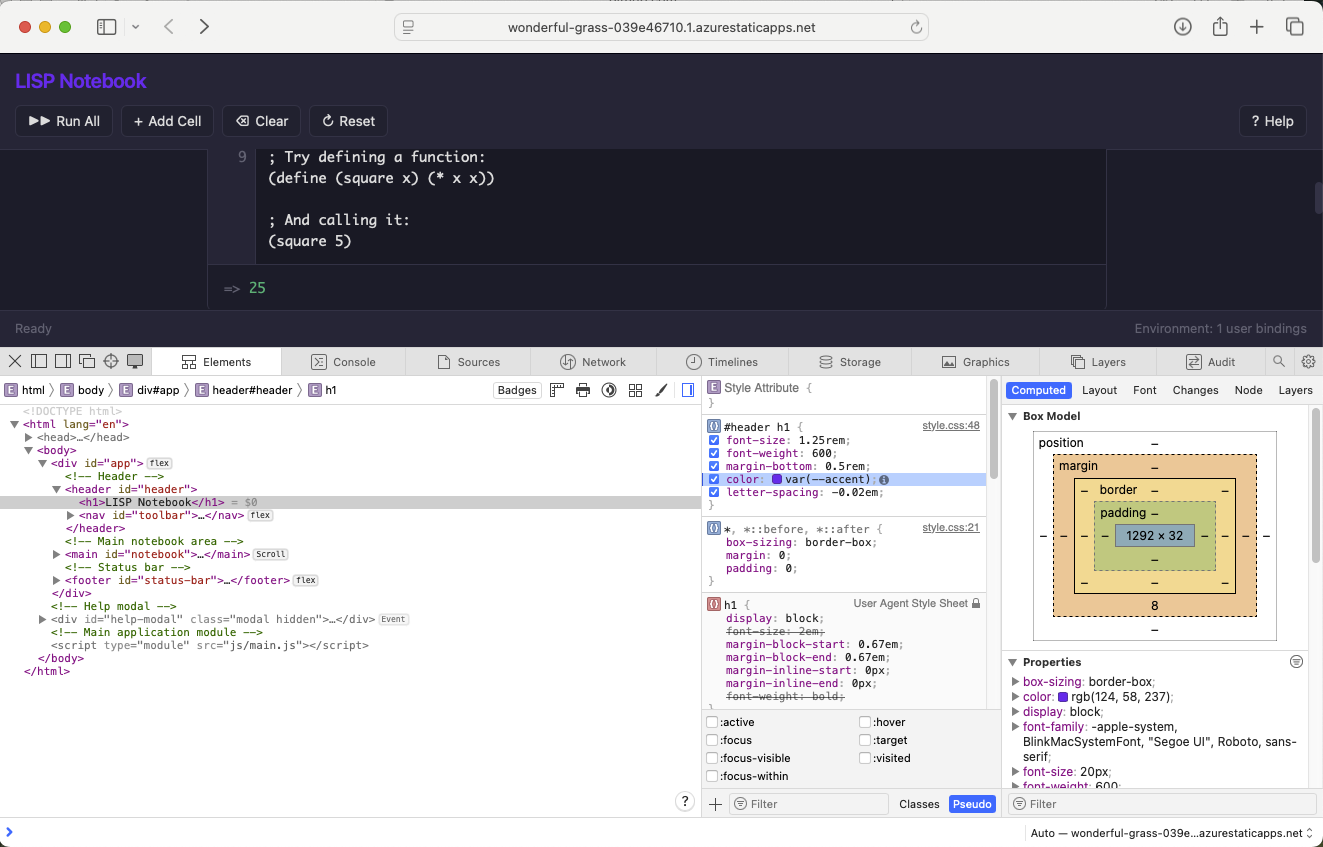 Header Text color --accent